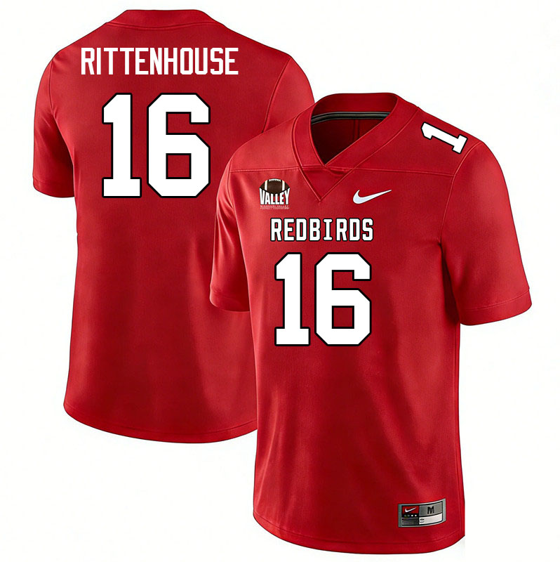 Illinois State Redbirds #16 Tommy Rittenhouse College Football Jerseys,Uniforms-Red